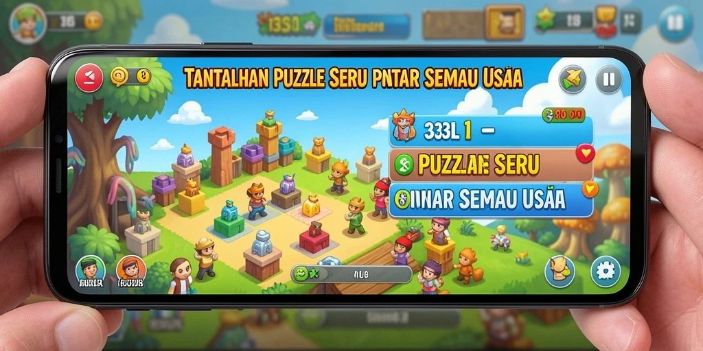 Tampilan utama gameplay 33L dengan tantangan menarik.