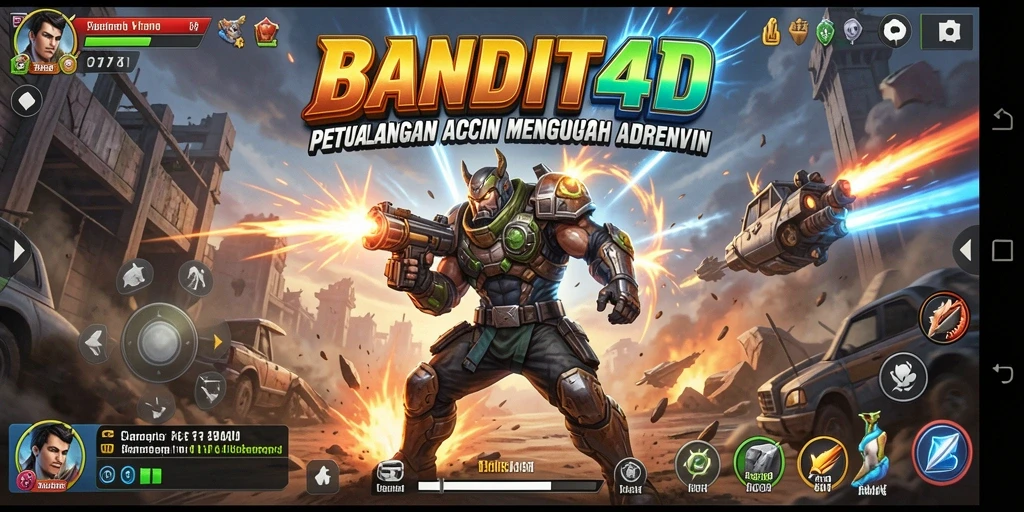 Tangkapan layar gameplay BANDIT4D yang menampilkan aksi mendebarkan.