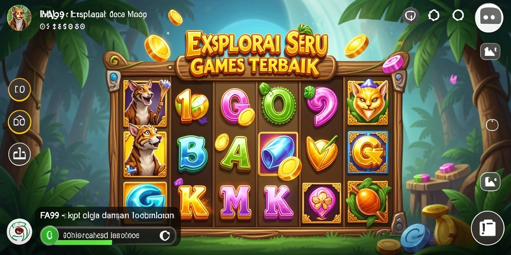 Tampilan menarik gameplay Slot yang mendebarkan.