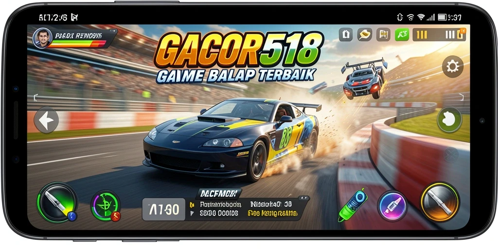 Gameplay GACOR518 yang seru dan menegangkan dalam balapan.