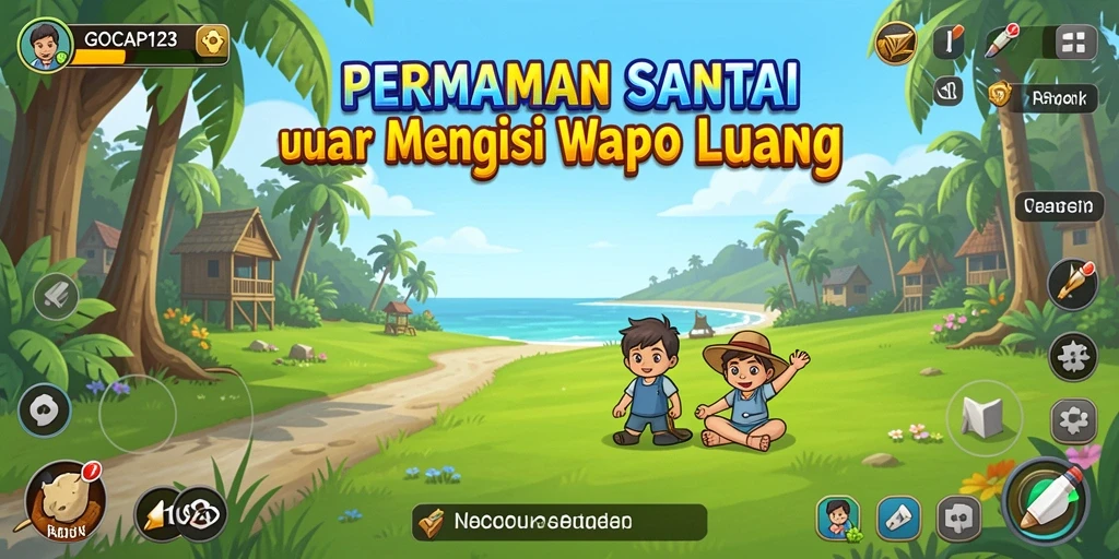 Tampilan gameplay GOCAP123 yang penuh warna dan menarik.