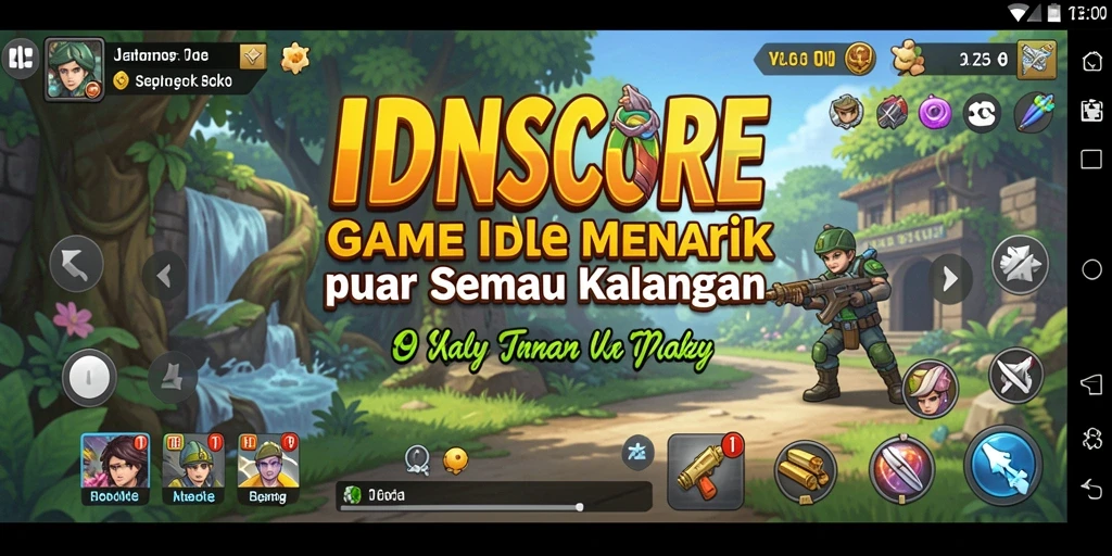 Tampilan gameplay <strong>IDNSCORE</strong> yang mengasyikkan dan penuh warna.