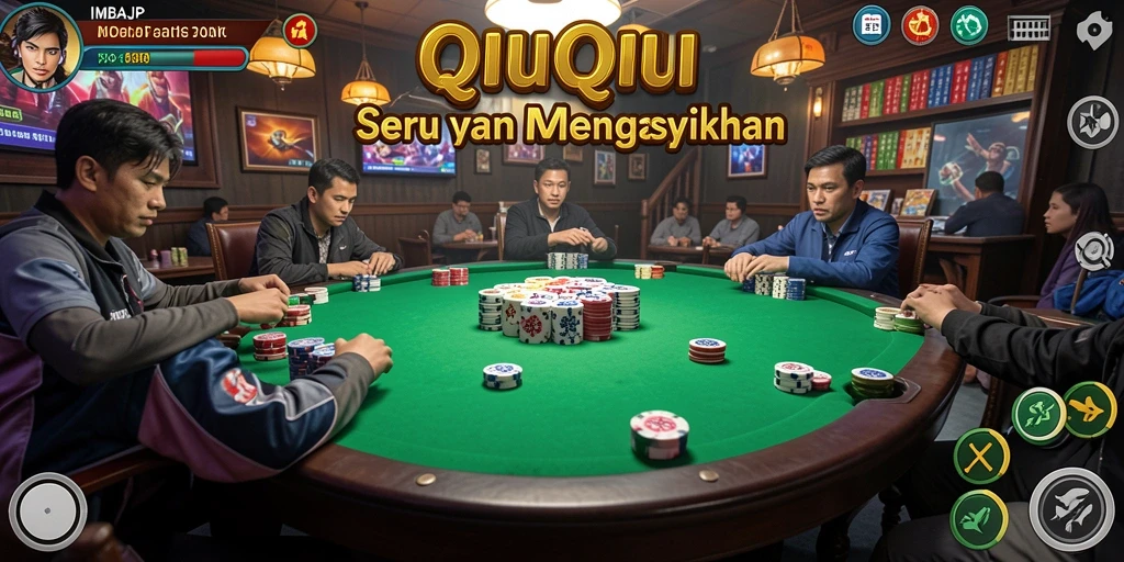Tampilan gameplay QiuQiu yang menegangkan di IMBAJP.