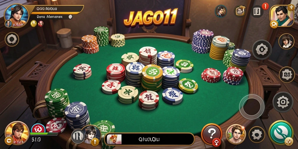 Screenshot gameplay JAGO11 yang menunjukkan aksi QiuQiu yang seru.