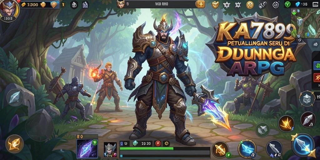 Tampilan aksi seru di dunia ARPG KA789.