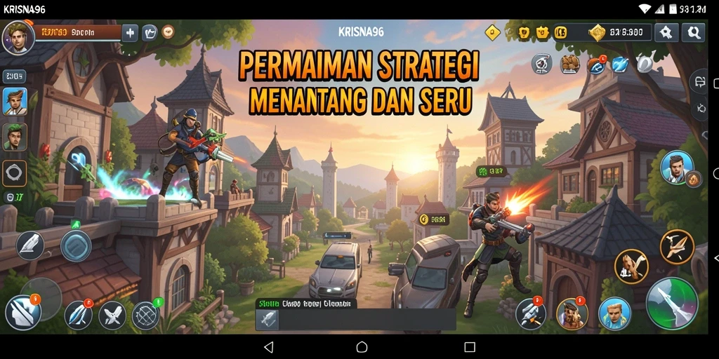 Tampilan menarik dari gameplay <strong>KRISNA96</strong> yang penuh strategi.