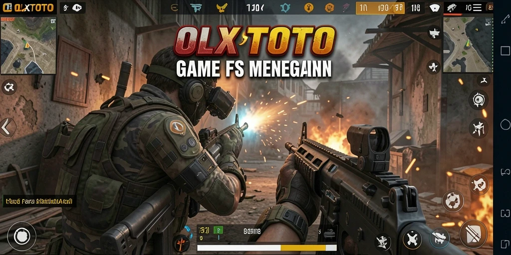 Gameplay menegangkan di OLXTOTO dengan aksi FPS cepat.
