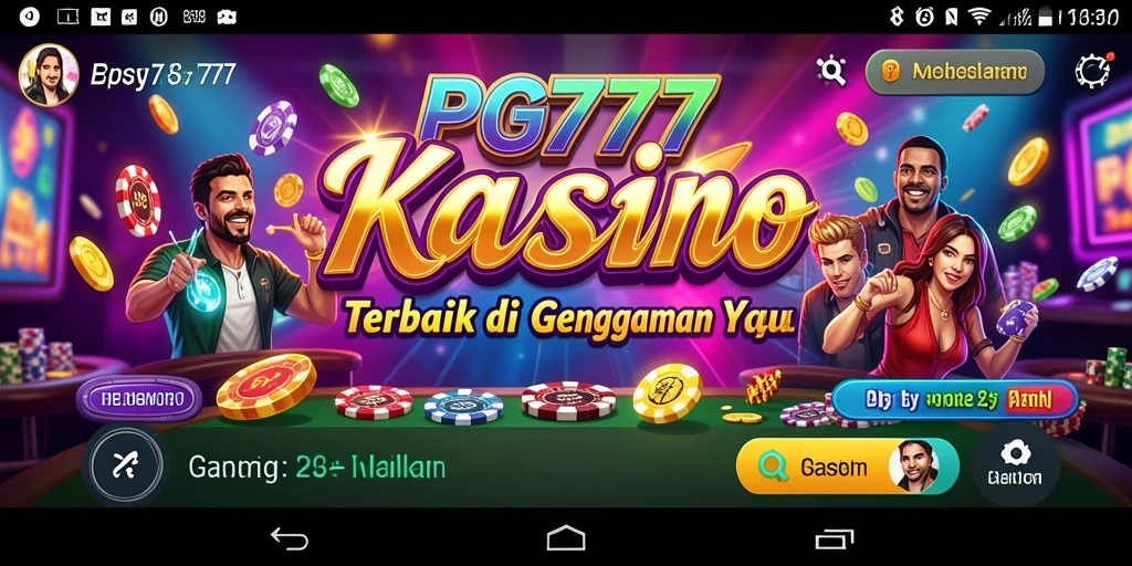 Tampilan gameplay PG777 yang menarik dan menghibur dalam permainan kasino.