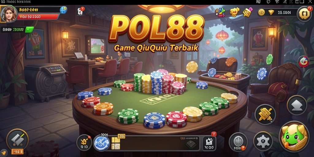 Tampilan gameplay QiuQiu yang seru dan interaktif.