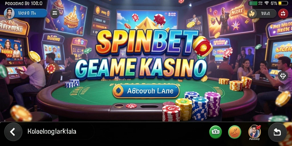 Tampilan gameplay Kasino yang menarik dan seru.