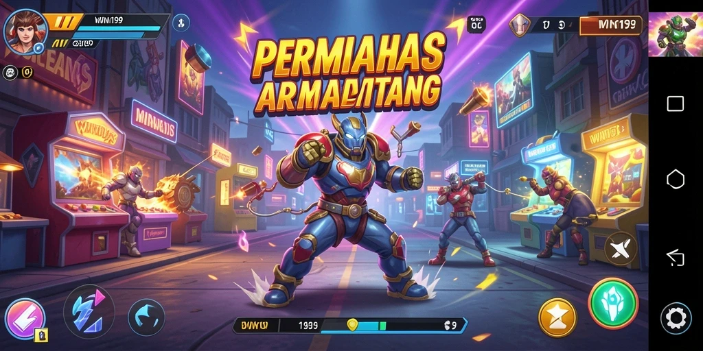 Screenshot gameplay WIN199 dengan aksi seru dari permainan Arcade.