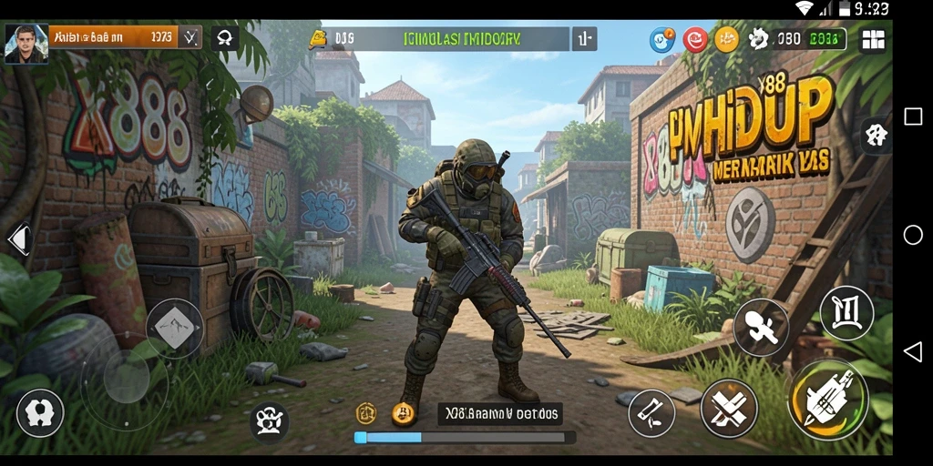 Tampilan menarik dari gameplay Simulation X88 yang seru dan interaktif.